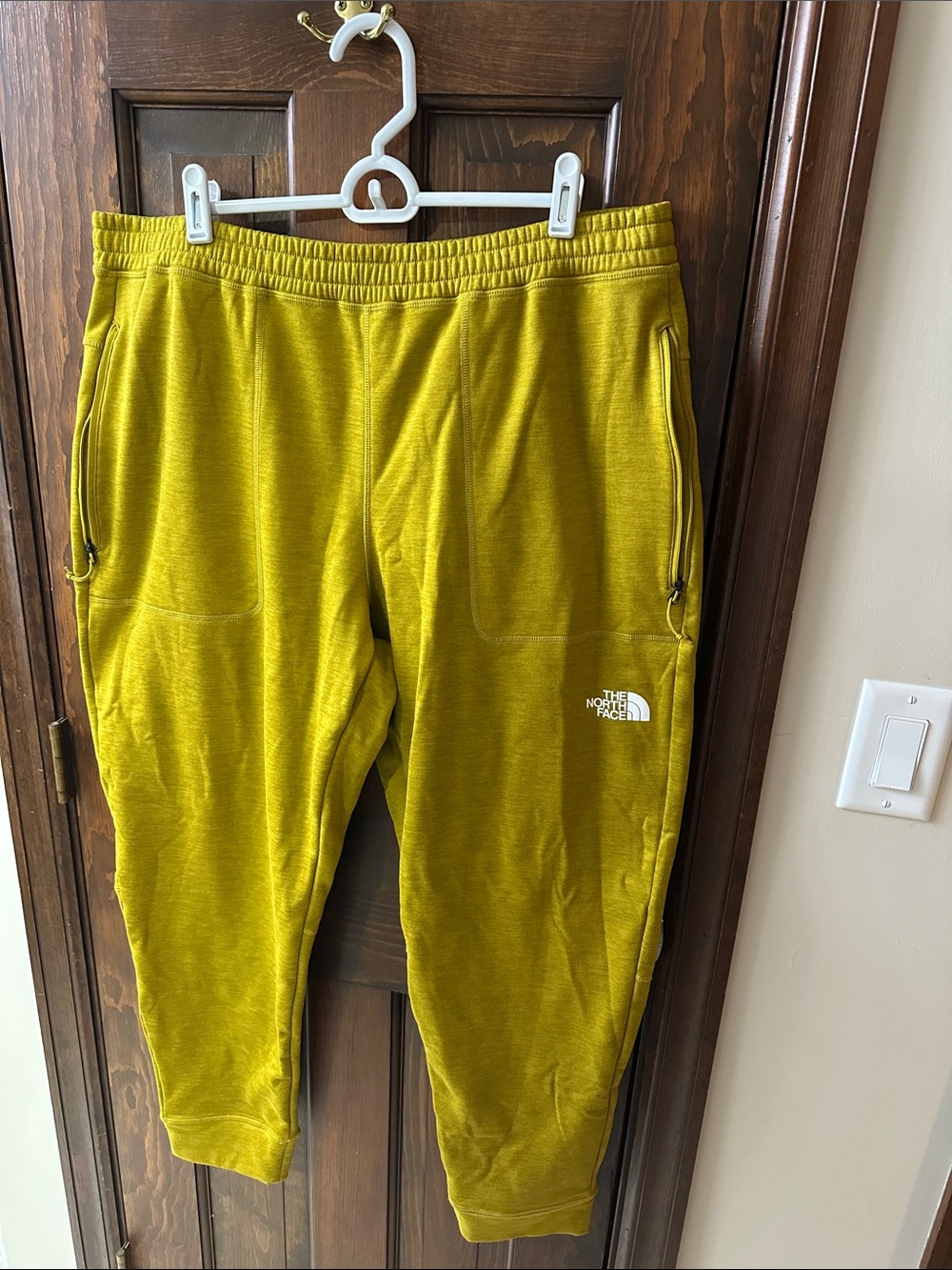 The North Face Men's Olive Yellow Jogger Pants